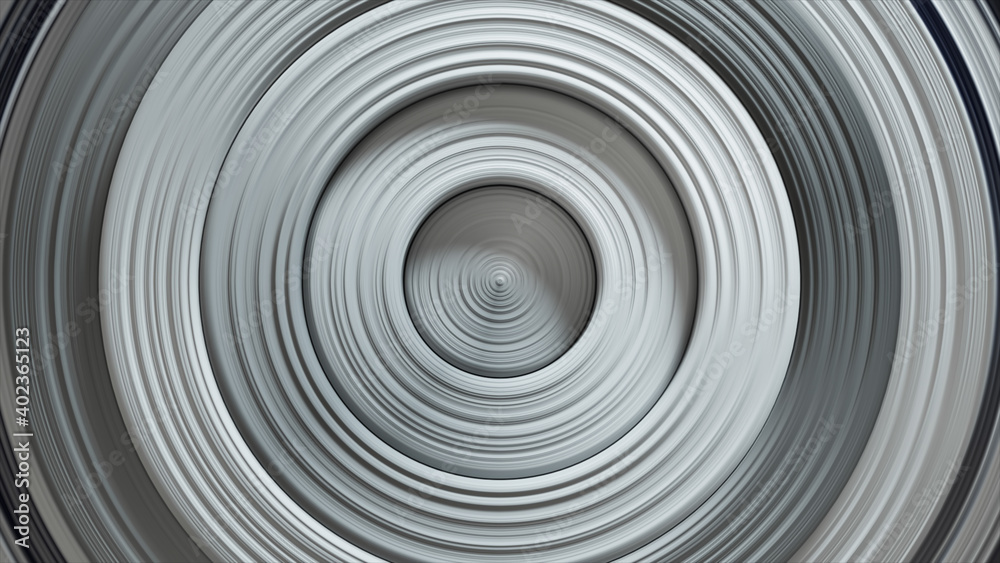Poster abstract pattern of circles with displacement effect. white blank rings. abstract background for bus