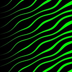 colour gradient emerald green thin diagonal lines on jet black background with wavy turbulence effect