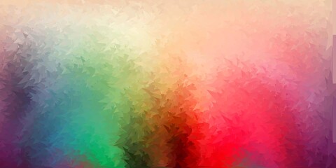 Light green, red vector geometric polygonal layout.