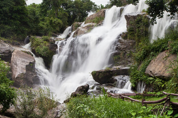 Obraz premium Mae Klang Waterfall in Doi Inthanon National Park