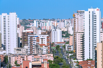 Fototapeta na wymiar Meireles neighborhood at Fortaleza City. Brazil