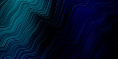 Dark BLUE vector backdrop with bent lines.