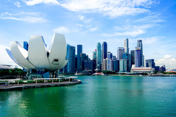 Singapore, city skyline 