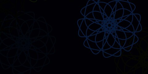 Light Blue, Green vector natural backdrop with flowers.