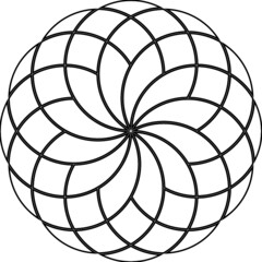 Chip carving rosette for cnc carving, pattern, laser cutting, vector template, wall decor, hanging, stencil, engraving