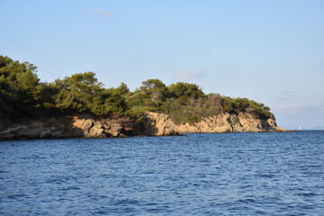 Obraz premium La presqu'île de Giens sur la Côte d'Azur