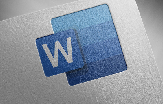 word-1 on paper texture