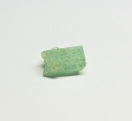 Emerald natural raw gemstone crystal