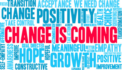 Change Is Coming Word Cloud