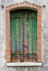 old green door