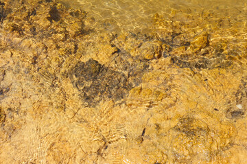 Texture of clay and earth with water.