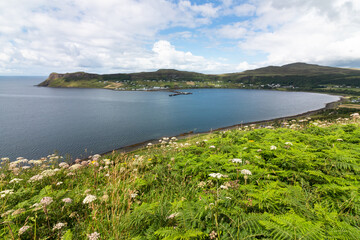 Fototapeta premium view of the sea from the mountain