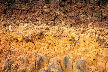 Natural yellow stone background with texture