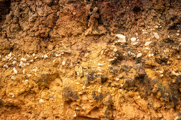 Natural yellow stone background with texture