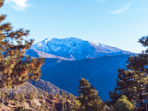 Snow-capped Mount San Antonio