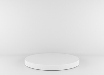 Minimal Product Stand. 3D Rendering