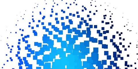 Light BLUE vector texture in rectangular style.