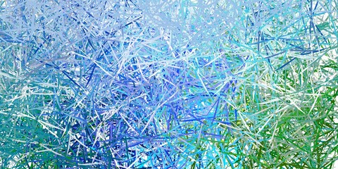 Light Blue, Green vector backdrop with triangles, lines.