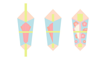 モダンなパステルカラーの熨斗