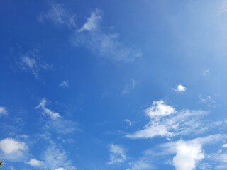 blue sky with clouds