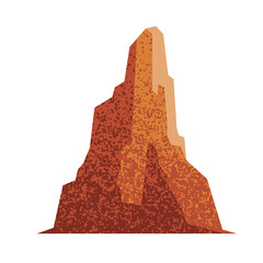 Space mars and orange rock vector design © Gstudio