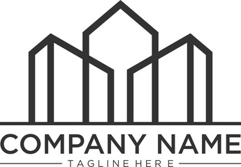 logo for housing or building construction