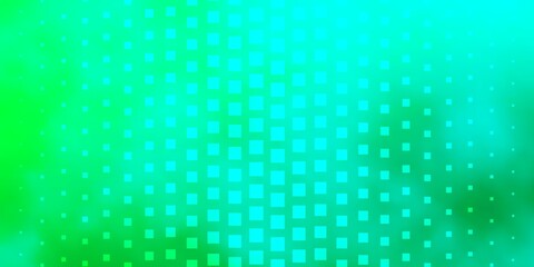 Light Green vector pattern in square style.