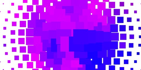 Light Purple, Pink vector background with rectangles.
