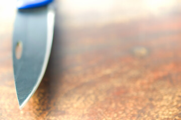 close up of a knife
