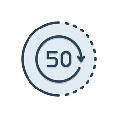 Color illustration icon for load