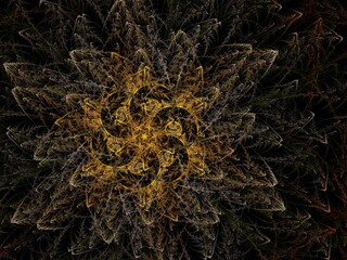 Imaginatory fractal background Image