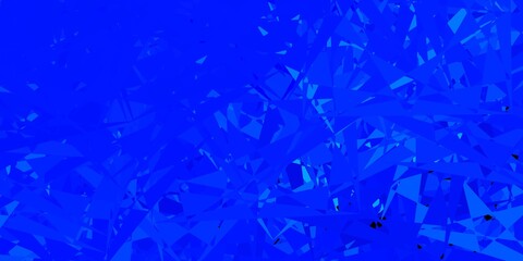 Light blue vector pattern with polygonal shapes.