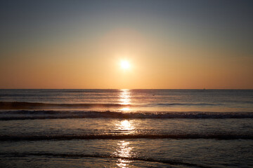 Sunrise on the east coast of Gangwon-do