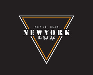 Vector illustration of New York letters. great for the design of t-shirts, shirts, hoodies, etc.