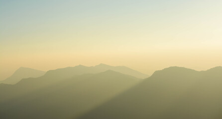Pastel colors in the morning.