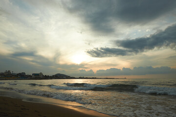 Jeju Island Beach Sunset