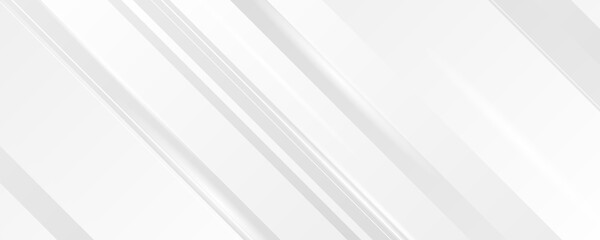 Obraz premium White square shape abstract technology concept Background. Minimal Geometric vector illustration. Grey white abstract background geometry shine and layer element vector for presentation design. 