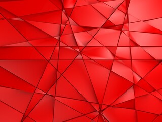 Triangle Poligon Red Abstract futuristic Background