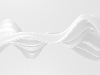 White abstract liquid wavy background