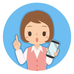 スマホを持つ男性 セット イラスト 30s Wall Mural 3 Ykc