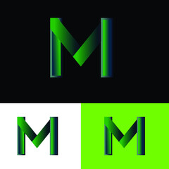 M logo design