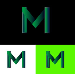 M logo design