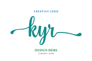 KYR lettering logo is simple, easy to understand and authoritative