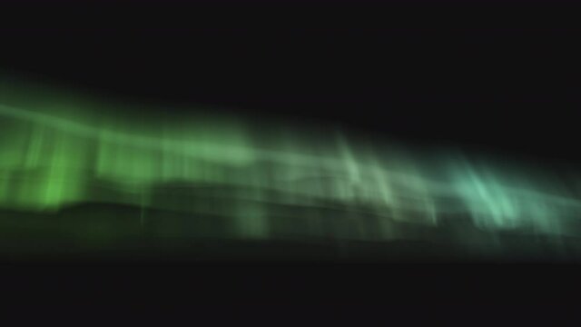 Aurora Animation Background Loop Green 03