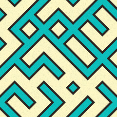 Abstract Geometric Pattern generative computational art illustration