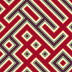 Abstract Geometric Pattern generative computational art illustration