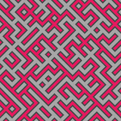 Abstract Geometric Pattern generative computational art illustration