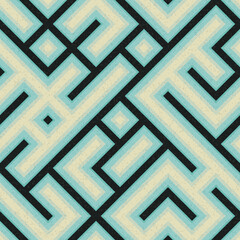 Abstract Geometric Pattern generative computational art illustration