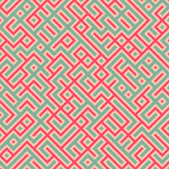 Abstract Geometric Pattern generative computational art illustration
