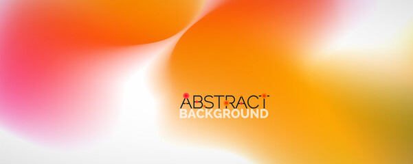 Fluid color gradient abstract background, trendy colorful wallpaper. Vector illustration for placards, brochures, posters, banners and covers